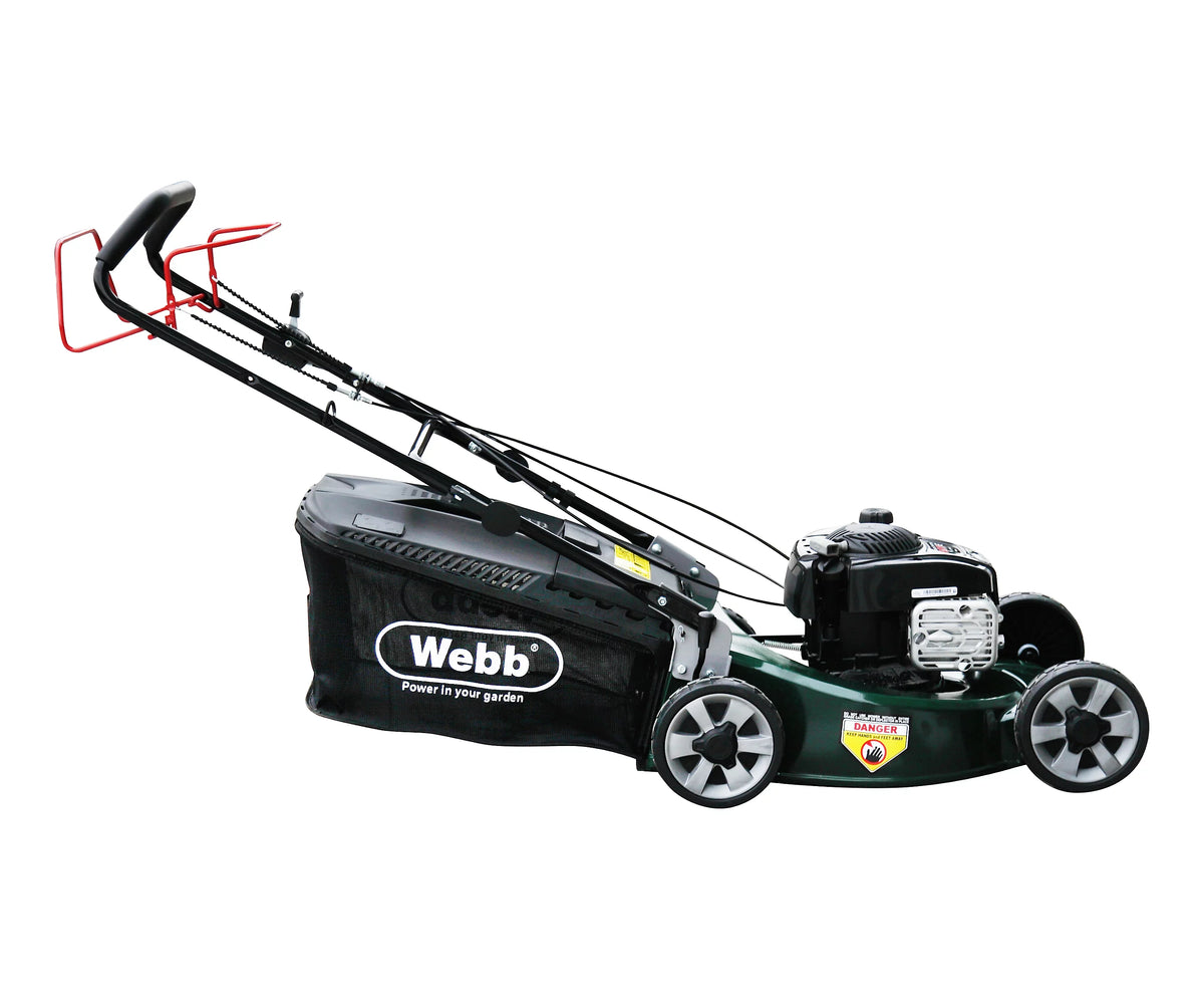 Webb Supreme WER19ALSP 48cm (19″) Petrol Self Aluminium Deck Propelled Rotary Lawnmower - view 2