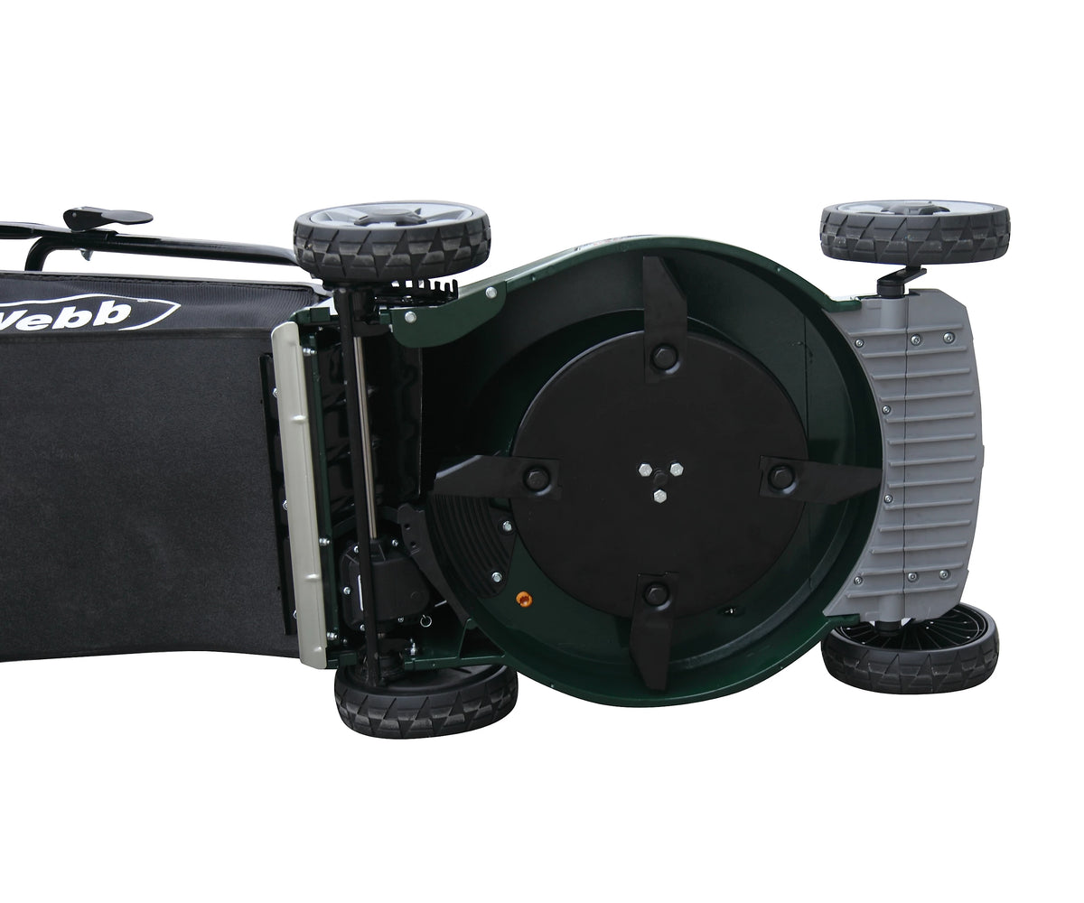 Webb Supreme WER19ALSP 48cm (19″) Petrol Self Aluminium Deck Propelled Rotary Lawnmower - view 4