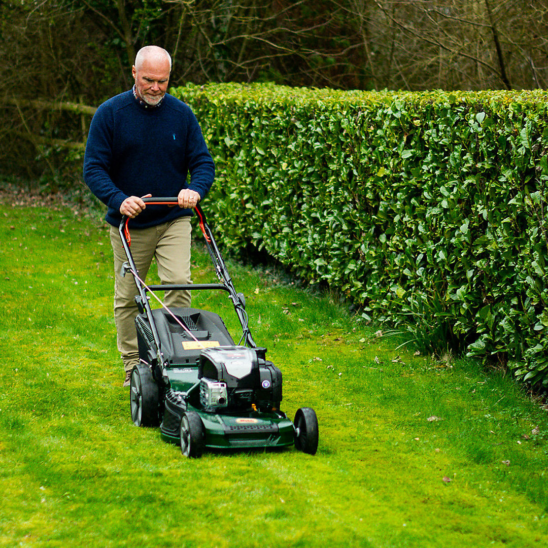 Webb Supreme WER21ALSP 53cm (21″) Petrol Self Aluminium Deck Propelled Rotary Lawnmower - view 5